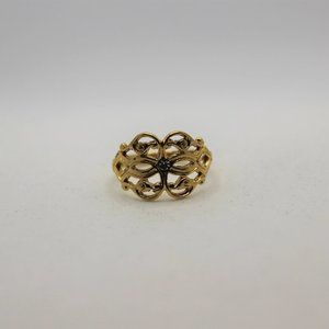 Filigree Avon Gold Tone Ring